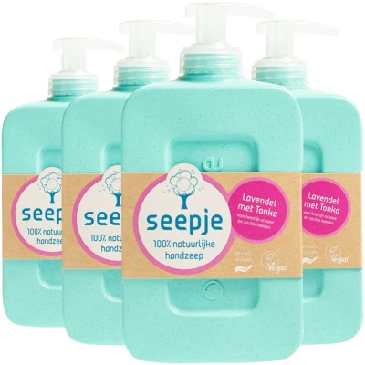 Afbeelding van 4x Seepje Handzeep Lavendel met Tonka 300 ml