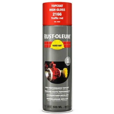 Afbeelding van Rust Oleum 2166 Verkeersrood Spuitbus 500ml (RAL 3020)