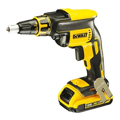 Afbeelding van DeWalt DCF620D2 QW 18V Li Ion Accu Gipsschroefmachine set (2x 2,0Ah) in TSTAK 30Nm 220mm