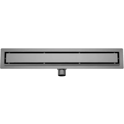Afbeelding van Douchegoot met Tegelrooster en Flens Wiesbaden Suus 90x7 Cm Gunmetal