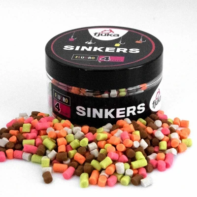 Afbeelding van Fjuka Sinkers Mixed Colours 4mm Pellets