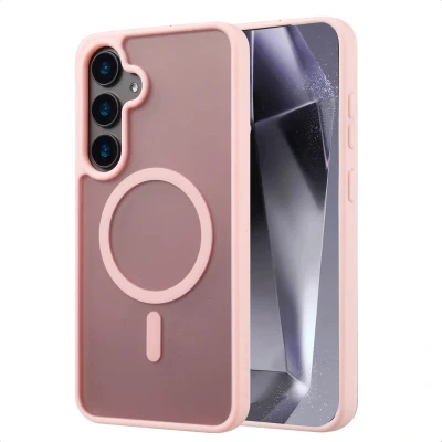 Afbeelding van Samsung Galaxy S24 Plus MagSafe Hoesje Kunststof imoshion Hardcase/Backcover Lichtroze Telefoonhoesje