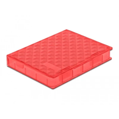Afbeelding van Delock Beschermingsbox voor 2.5″ HDD / SSD rood