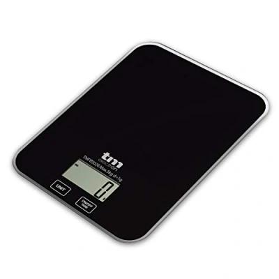 Afbeelding van keukenweegschaal TM Electron Zwart 5 kg