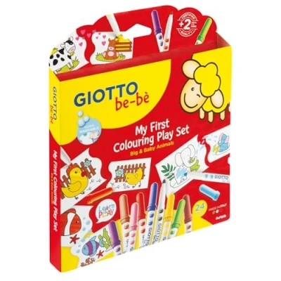 Afbeelding van Giotto F470900, 14 kleuren, Verschillende Kogelpunt, Rond, 2 jaar, Jongen/meisje