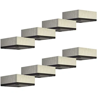 Afbeelding van 8x meubelvoeten MOTEL 65 x mm hoogte 25 RVS look van SOTECH