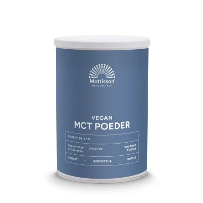 Afbeelding van Mattisson Vegan Mct Poeder Coconut Pure, 330 gram