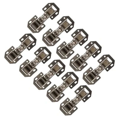 Afbeelding van 10Pcs Deur Scharnieren Kast Hoek Gevouwen Volledige Overlay Garderobe