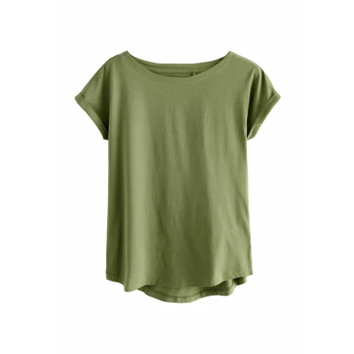 Afbeelding van Next Regular FIT Round NECK Tshirt basic, Dames, Maat: Small, Olive green