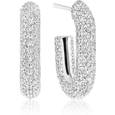 Afbeelding van SIF JAKOBS CAPRI PICCOLO EARRINGS SJ E62009 CZ SS
