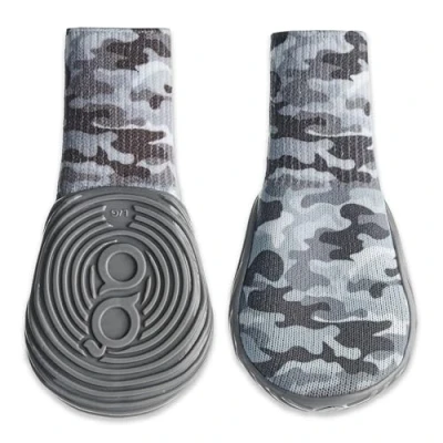 Afbeelding van Goo eez Regular Printed Dog Boots 2 pack Camo/Grijs 2XS