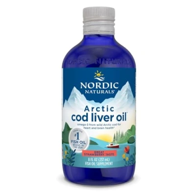Afbeelding van Arctic Cod Liver Oil aardbeien Nordic Naturals