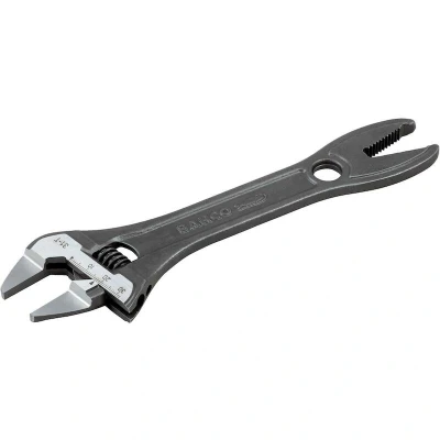 Afbeelding van Bahco Verstelbare moersleutel slanke bek gekarteld en gefosfateerd 209 mm industrieverpakking 31 T IP