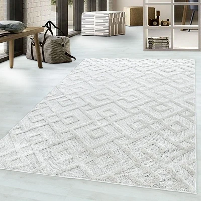 Afbeelding van Vloerkleed Pisa Isabella 80x150cm Creme Modern 123vloerkleed.nl is de online webshop voor vloerkleden en woonaccessoires.