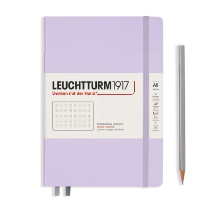 Afbeelding van Leuchtturm Lilac, Medium (A5), 251 p., dotted