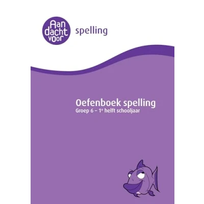 Afbeelding van Oefenboek Spelling groep 6 1e helft schooljaar