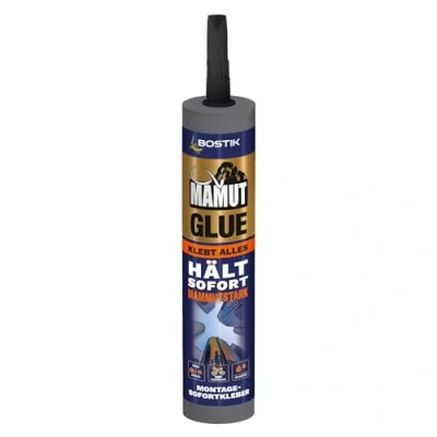 Afbeelding van BOSTIK MAMUT GLUE wit hybride universele lijm, flexibele montage directe lijm op alle materialen, voor binnen en buiten onder water extreme weersomstandigheden, 450 g