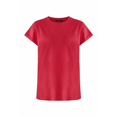 Afbeelding van Mexx Fay Relaxed Fit T shirt Deep Pink Dames Maat Xs