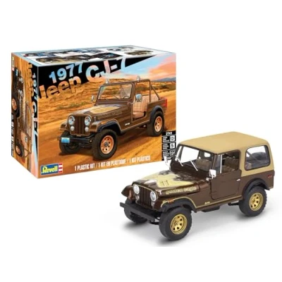 Afbeelding van 1:24 Revell 14547 1977 Jeep CJ 7 Amerikaanse Auto Plastic Modelbouwpakket