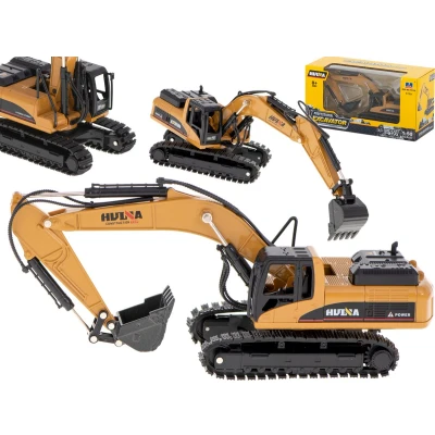 Afbeelding van Die Cast H toys 1710 1:50 metalen rupslader graafbak model