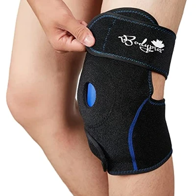 Afbeelding van Bodyprox ijscompres voor knie, kniesteunbrace met gelpad warme en koude therapie