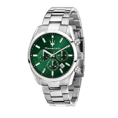 Afbeelding van Maserati Attrazione Chronograaf, Heren, Maat: One Size, Silberfarben