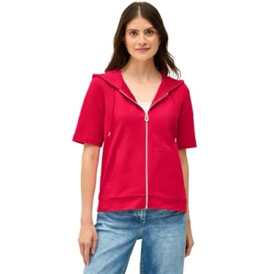 Afbeelding van Cecil Sweater met rits, Dames, Maat: XS, Rot