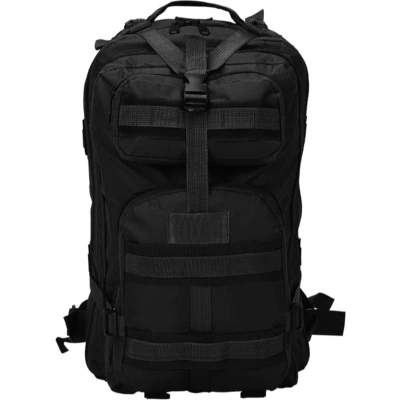 Afbeelding van Rugzak legerstijl 50 L zwart