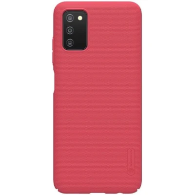 Afbeelding van Nillkin Telefoonhoesje geschikt voor Samsung Galaxy A03s Super Frosted Shield Back Cover Rood