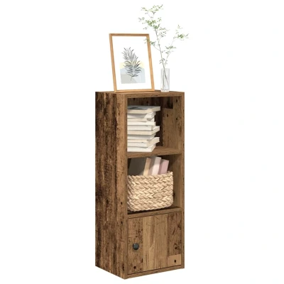 Afbeelding van vidaXL Boekenkast 31x24x77 cm bewerkt hout oud houtkleurig