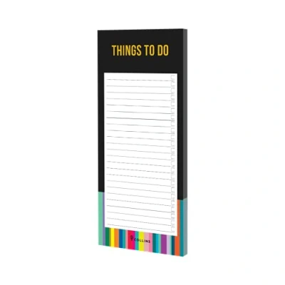Afbeelding van Collins Edge Rainbow Slim Magnetische to Do List Pad Zwart ED1STD.99