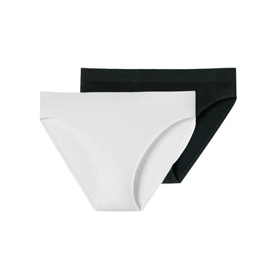 Afbeelding van Schiesser 2PACK Seamless Slip, Dames, Maat: Small, Schwarz weiss