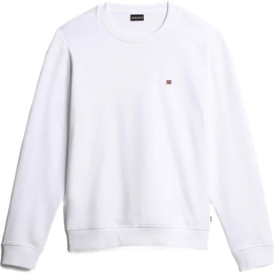 Afbeelding van Napapijri Balis CREW Sweater, Heren, Maat: Large, Brightwhite