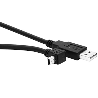 Afbeelding van PremiumCord kabel USB 2.0, A B mini, 5 pins, haaks, 1,8 m