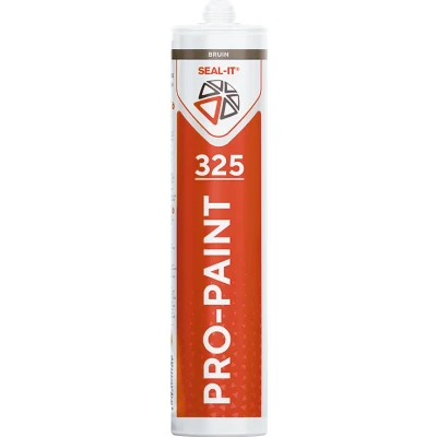 Afbeelding van Seal it 325 Pro Paint beglazingskit zwart 290ml