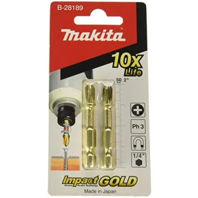 Afbeelding van Makita slagschroefbit zeskant 1/4&quot; vorm E ph3x50mm