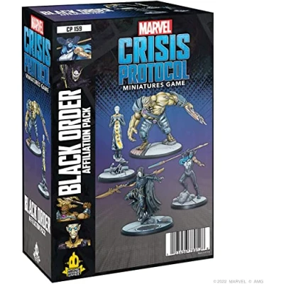 Afbeelding van Atomic Mass Games Black Order Squad Pack: Marvel Crisis Protocol, miniatuurspel, vanaf 14 jaar, voor 2 spelers, 45 minuten speeltijd, meerkleurig (FFGCP159)