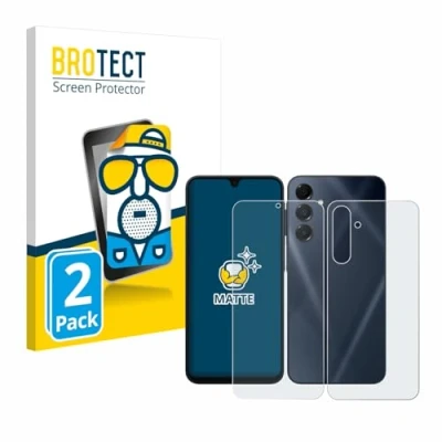 Afbeelding van BROTECT Screenprotector voor Samsung Galaxy A16 5G (Voor+Achter) Folie Beschermfolie matte (2 Stuks)