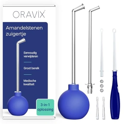 Afbeelding van ORAVIX Amandelstenen Cupping Glass Tool Pipet Zuigertje Verwijderaar