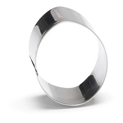Afbeelding van uitsteekvorm Ei 6 cm RVS zilver