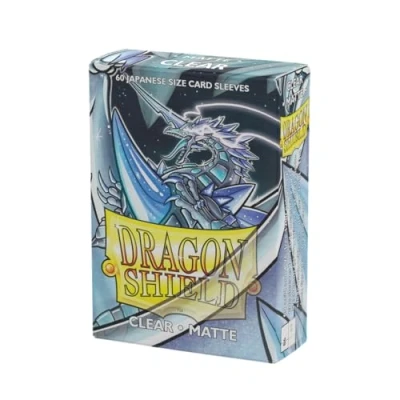 Afbeelding van Dragon Shield Card Sleeves: Japanese Matte Clear (59x86mm) 60 stuks