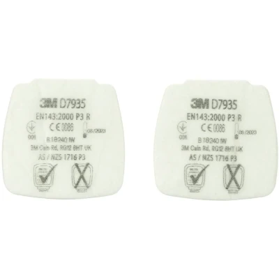 Afbeelding van 3M Secure Click Partikel Einlegefilter D7935 P3 R Partikelfilter 4 stuk(s)