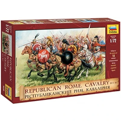 Afbeelding van 1:72 Zvezda 8038 Republican Rome Cavalry Plastic Modelbouwpakket