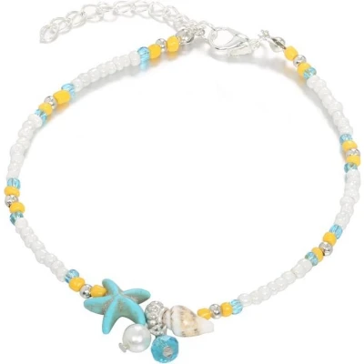Afbeelding van Jomide Enkelbandje Boho Shell Conch 1 Dames