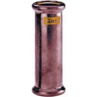 Afbeelding van Vsh xpress cu gas rechte koppeling overschuif 15 x 15mm koper pers 4804503