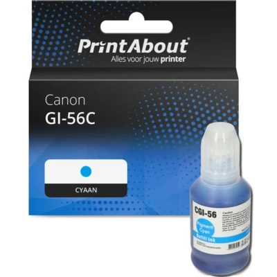 Afbeelding van Huismerk Canon GI 56C Inktcartridge Cyaan