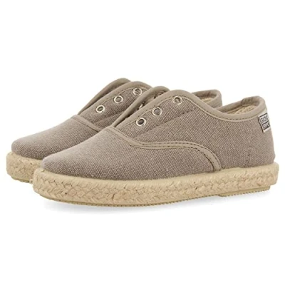 Afbeelding van GIOSEPPO Grijze espadrilles type Oxford voor kinderen Farges, Grijs, 29 EU