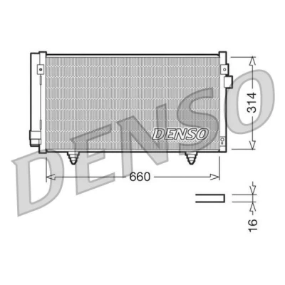 Afbeelding van Denso Airco condensor DCN36003