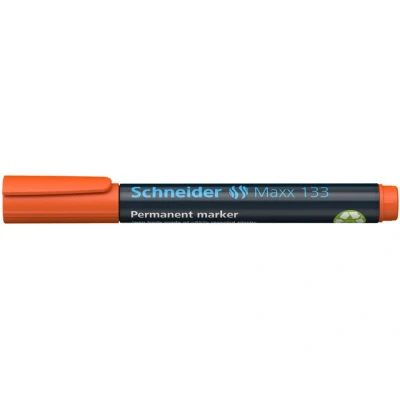 Afbeelding van 10x Marker Schneider Maxx 133 permanent beitelpunt oranje