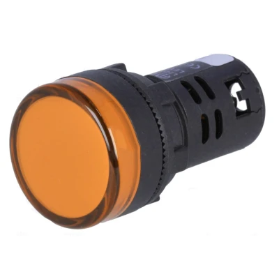 Afbeelding van Controlelampje LED indicator 24V 22mm Geel